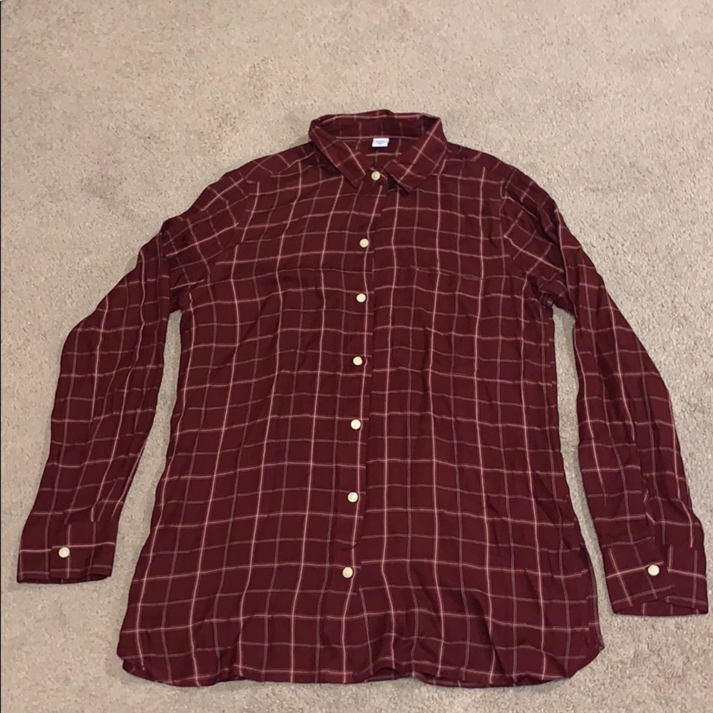 Maroon Flannel